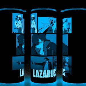Glow in the Dark Lazarus Anime - Axel - Leland - David - Elena Cup Mug Tumbler